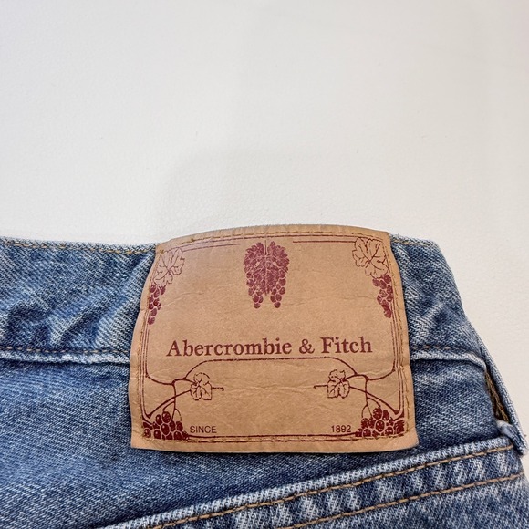 Y2K Abercrombie & Fitch Womens Bootcut Jeans Size 6 (28x33) Blue Medium Wash - Picture 10 of 11